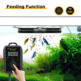 hygger Aquarium Wave Maker, Adjustable Cross Flow Pump with LED Display Controller, Magnetic DC 24V Aquarium Powerhead for Freshwater and Marine Reef Aquariums Up to 135 Gallon (18w)