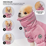 PETBARONET Winter Dog Coat for Female Pups with Full Belly Coverage, Girl Dog Clothes, Snow Jacket for Dogs, Snowsuit, Winter Coat for Dogs for Cold Weather, Ideal for Small Medium Dogs (X-Large)