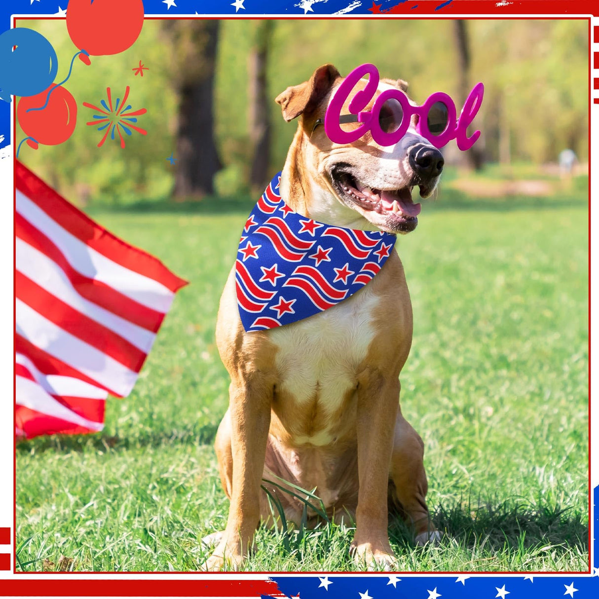 Chicingyou 108 Pcs Veterans Patriotic Dog Bandanas Bulks Star Stripe Adjustable Bow Ties for Dogs USA Flag Bowknot Triangle Scarf Kerchief for Pet Cat 4th of July Memorial Grooming Outfit
