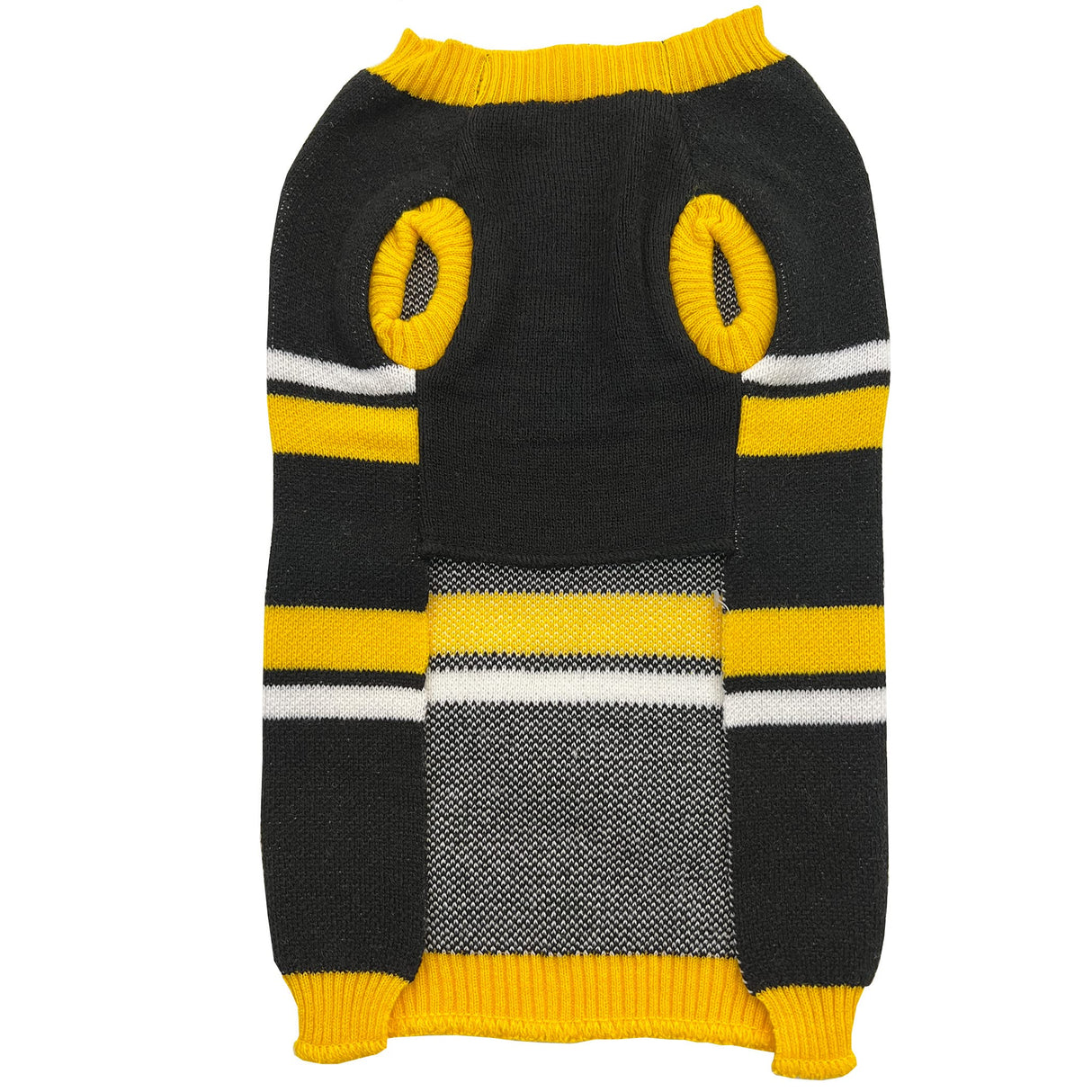 NFL Pittsburgh Steelers Dog Sweater, Size Large. Warm and Cozy Knit Pet Sweater with NFL Team Logo, Best Puppy Sweater for Large and Small Dogs