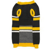 NFL Pittsburgh Steelers Dog Sweater, Size Large. Warm and Cozy Knit Pet Sweater with NFL Team Logo, Best Puppy Sweater for Large and Small Dogs