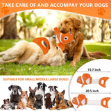 Molantaule Squeaky Dog Toys, Durability Interactive Tug of War Puppy Toys for Indoor and Outdoor Play - Stuffed Pet Dog Toys with Soft Fabric Suitable for Small, Medium, and Large Dogs