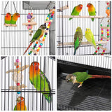 Yaheetech Bird Cage 64'' Medium Small Parrot Parakeet Bird Cages with Detachable Rolling Stand for Parrot Lovebirds Finches Parakeets Budgie Parrotlet Conures, Pet Flight Birdcage