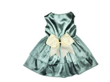 The Mildred Satin Dog Wedding Dress - Flower Girl Style, S-5XL (18-24 lbs)
