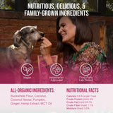 Hemp Dog Health Blanche - 42 Dog Calming Treats - Stress & Relaxation Support - Natural Vegan Hemp Calming Chews for Dogs with Coconut Oil