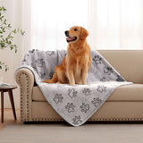 Dog Blankets for Medium Dogs, Cat, Premium Soft Dog Blankets for Small Dog Washable, Puppy Blanket Dogs Essentials for Puppies (3, Grey, 41" x 30")