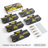 HOY HOY Trap A Roach For Home Bait Glue/Sticky Pest Control Roach Killer 5 traps