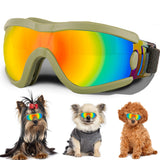 Small Dog Sunglasses with Adjustable Strap UV Protection, Winproof Puppy Sunglasses, Suitable for Dogs Eyes Protection，Soft Dog Goggles