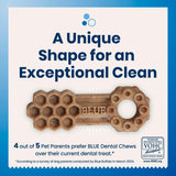 Blue Buffalo Medium Dental Chews for Dogs, Daily Dental Care Dog Treats Made in The USA with Natural Ingredients, Chicken & Spearmint (14 Count)