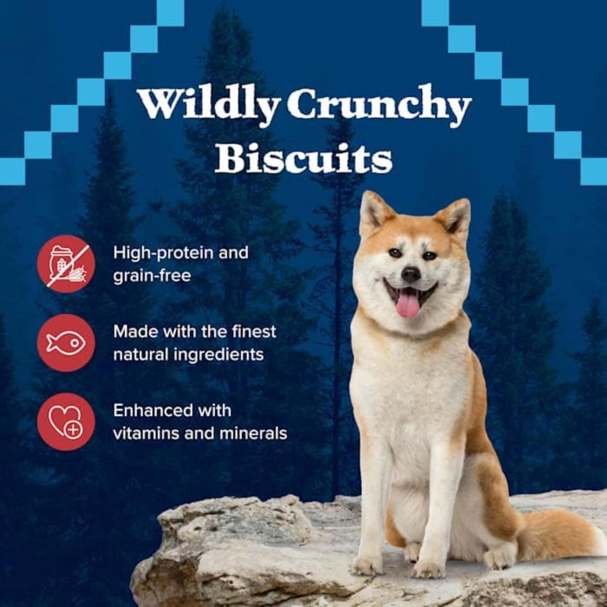 Blue Buffalo Wilderness Variety Pack Dog Treats Made with Natural Ingredients Duck Turkey & Salmon