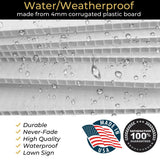SignPro Trump Vance 2024 Yard Sign | Trump JD Vance Lawn Sign | Trump Vance Make America Great Again Sign | 18" x 12" Corrugated Plastic Outdoor Weatherproof Yard Signs With H Stake | Double Sided