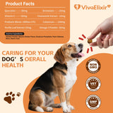 Quercetin & Bromelain for Dogs & Cats with Colostrum & Probiotics - Supports Immune System, Relieves Itchy Allergies, Anti-Inflammatory Antioxidants, Veterinarian Recommended, 120 Chewable Tablets