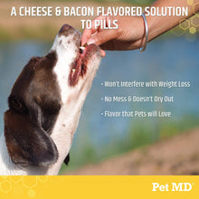 Load image into Gallery viewer, Pet MD Wrap A Pill Cheese &amp; Bacon Flavor Pill Paste for Dogs - Make a Pocket or Pouch to Hide Pills &amp; Medication - 8 oz
