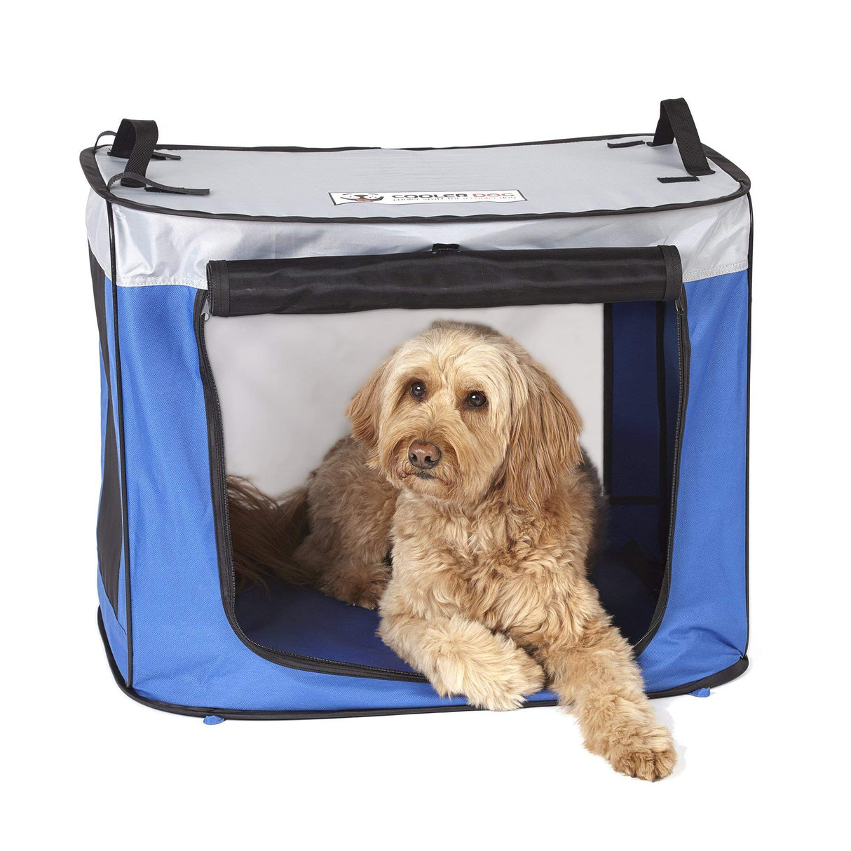 CoolerDog Pop Up Dog Shade Tent – Portable UV Sun Protection Shelter for Medium Dogs, Outdoor Beach & Camping Sun Shade (Medium)