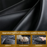 Pecute Heavy-Duty Dog Car Seat & Back Seat Extender –Hard PVC Support for Large Dogs up to 330 lbs – Cars, SUVs & Trucks – Scratch-Resistant Sofa Leather & Breathable Mesh for Safe, Stable Road Trips