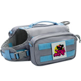 Lynxcore Dog Backpack for Small Medium Large Dogs,Adjustable Dog Backpack Harness with 2 Side Pockets,Vest Dog Pack for Travel,Hiking, Camping