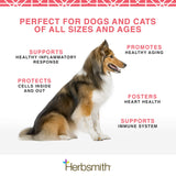 Herbsmith Pure Krill - Wild-Caught Antarctic Krill - Just 1 Ingredient - Astaxanthin for Dogs - Ready-to-Use Omega 3s – Alternative to Krill Oil for Dogs - 75g
