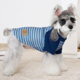 XPUDAC 4 Pack Dog Sweaters Comfy Dog Clothes with Sleeves Puppy Shirts Pullover Pet Sweatshirt for Small Medium Large Dogs Boy Girl Doggy Outfits Cat Apparel, Blue, M