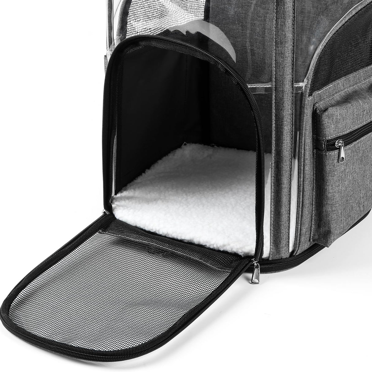 Beidingsen Cat Carriers Dog Carrier Pet for Small Medium Cats Dogs Puppies up to 25 Lbs, TSA Airline Approved Soft Sided, Collapsible Travel Puppy - Black Grey (M: 13" LX11.4 WX17.3 H, Pink)