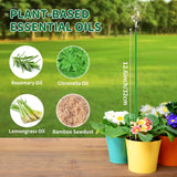 FernBliss Mosquito Repellent Outdoor Patio Incense Sticks – Plant-Based Citronella Sticks for Backyard, Camping, Travel, Indoor & Outdoor Patio Use (60 Count)