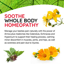 Load image into Gallery viewer, T-Relief Pet Pain Relief Drops Arnica +12 Powerful Natural Medicines Help Reduce Muscle Joint &amp; Hip Pain Soreness Stiffness Injuries in Dogs &amp; Cats - Fast-Acting Soother - 1.69 oz
