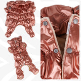 PETBARONET Winter Coat for Female Pups With Full Belly Coverage, Girl Clothes, Snow Jacket, Snowsuit for Cold Weather, Ideal for Small Medium Dogs (Medium)