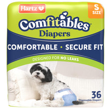 Load image into Gallery viewer, Hartz Disposable Dog Diapers, Size S 36 count, Comfortable &amp; Secure Fit, Easy to Put On
