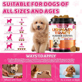 Dog Urinary Tract Supplement, Cranberry Supplement for Dog Urinary Tract, Bladder Support, Kidney Support, 200 Chews Natural Cranberry Support for Dogs