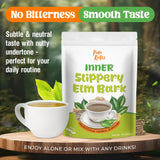 PureRootss Slippery Elm Bark Powder 1lb for Intimate Moisture, Soothing Throat & Coughing, Digestive & Gut Health, Superior Inner Bark Source, Non-GMO, Pet Friendly Natural Herb