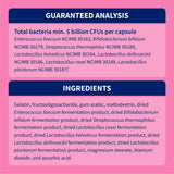 Nutramax Proviable Probiotics for Dogs and Cats, Daily Digestive Health Supplement with Multiple Strains of Bacteria, Cat and Dog Probiotics Plus Prebiotics, 30 Capsules