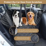 Viaviat Dog Car Seat Cover,Pets Back Seat Extender,600D Heavy Durable 100% Waterproof Scratchproof Soft Dogs Hammock, Nonslip Backseat Protector for Cars Trucks SUVs