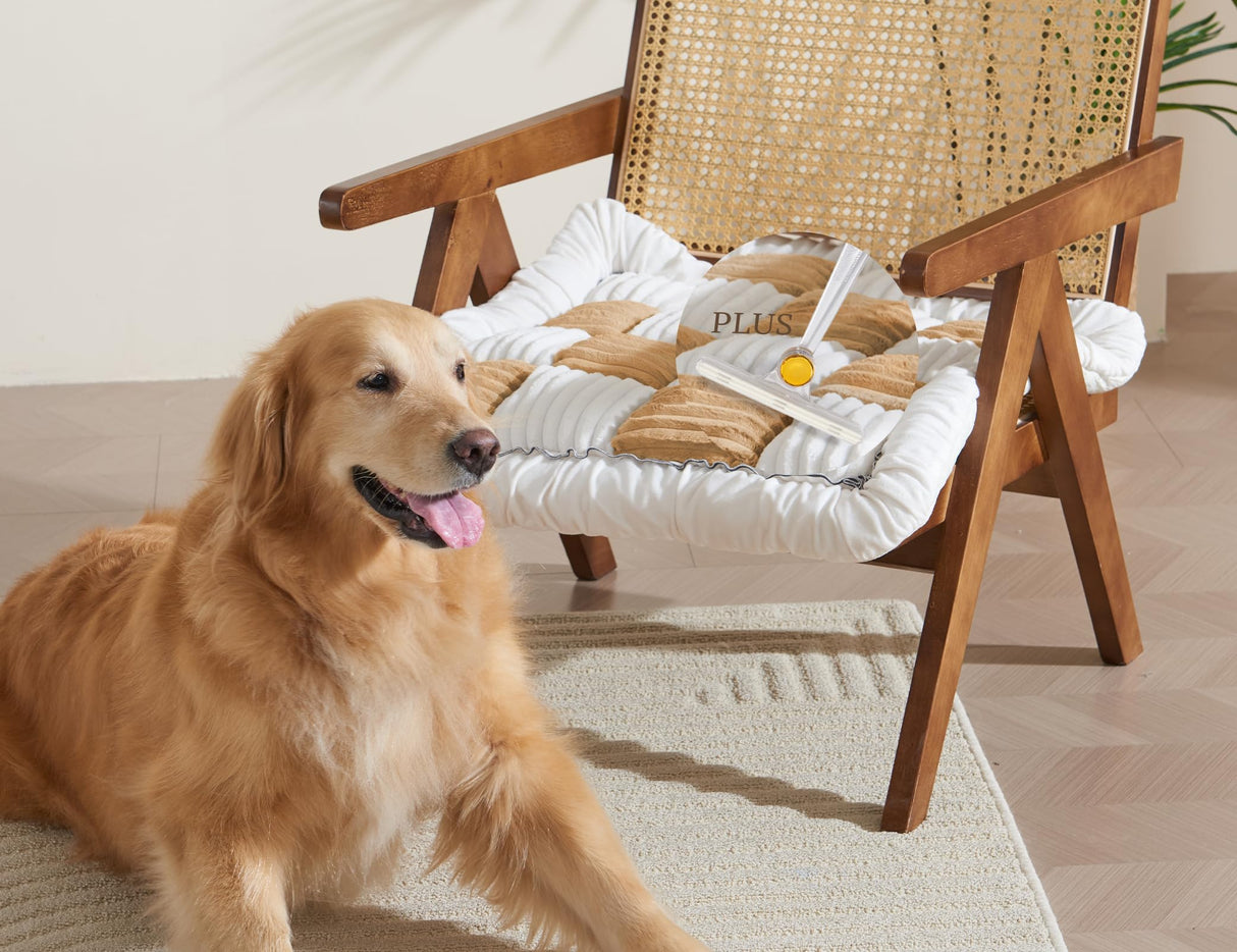 Couch Cushion Cover for dog Sofa Cover Washable Pet Love Seat Couch Covers for Sofa Slipcovers Couch Protector Blanket for Dog Sofa Cushion Covers for Pet Washable Pad Light Brown 70x70cm/27.6x27.6in