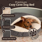 Snoozer Luxury Cozy Cave Pet Bed, Showdog Collection, Extra Large – Merlin Pewter