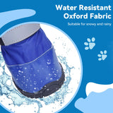 Hipaw Waterproof Dog Boots for Winter Snow Rain,Non-Slip Dog Shoes for Medium to Large Dogs,Extended Cuff Paw Protectors for Outdoor Walking Hiking