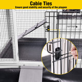 Aivituvin Pet Playpen Guinea Pig Cage Small Animal Rabbit Exercise Pen with Waterproof Floor Liner - Extension Playpen ONLY