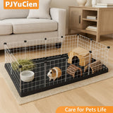 PJYuCien Guinea Pig Cage Liner, Waterproof Tarp Bottom pad for Rabbits, Easy to Install, Suitable for Totoro, Hedgehogs, Ferrets and Other Small Animals.Not Include Cage (24" X 48")