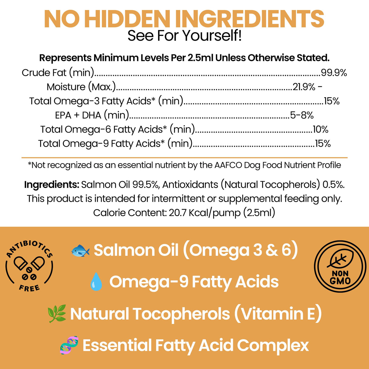 Salmon Oil for Dogs and Cats, 32 oz - Omega-Rich Supplement for Healthy Skin & Coat, Joint & Immune Support - All-Natural Fish Oil Liquid - Premium Pet Care, Made in USA