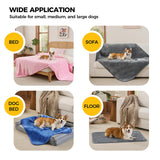 Sunheir Waterproof Dog Blankets for Extra Large Dogs - Cat Blanket Washable for Couch Protection, Soft Sherpa Fleece Puppy Throw Blanket to Prevent Urine Leaks & Protects Furniture, 50"X 60", Pink