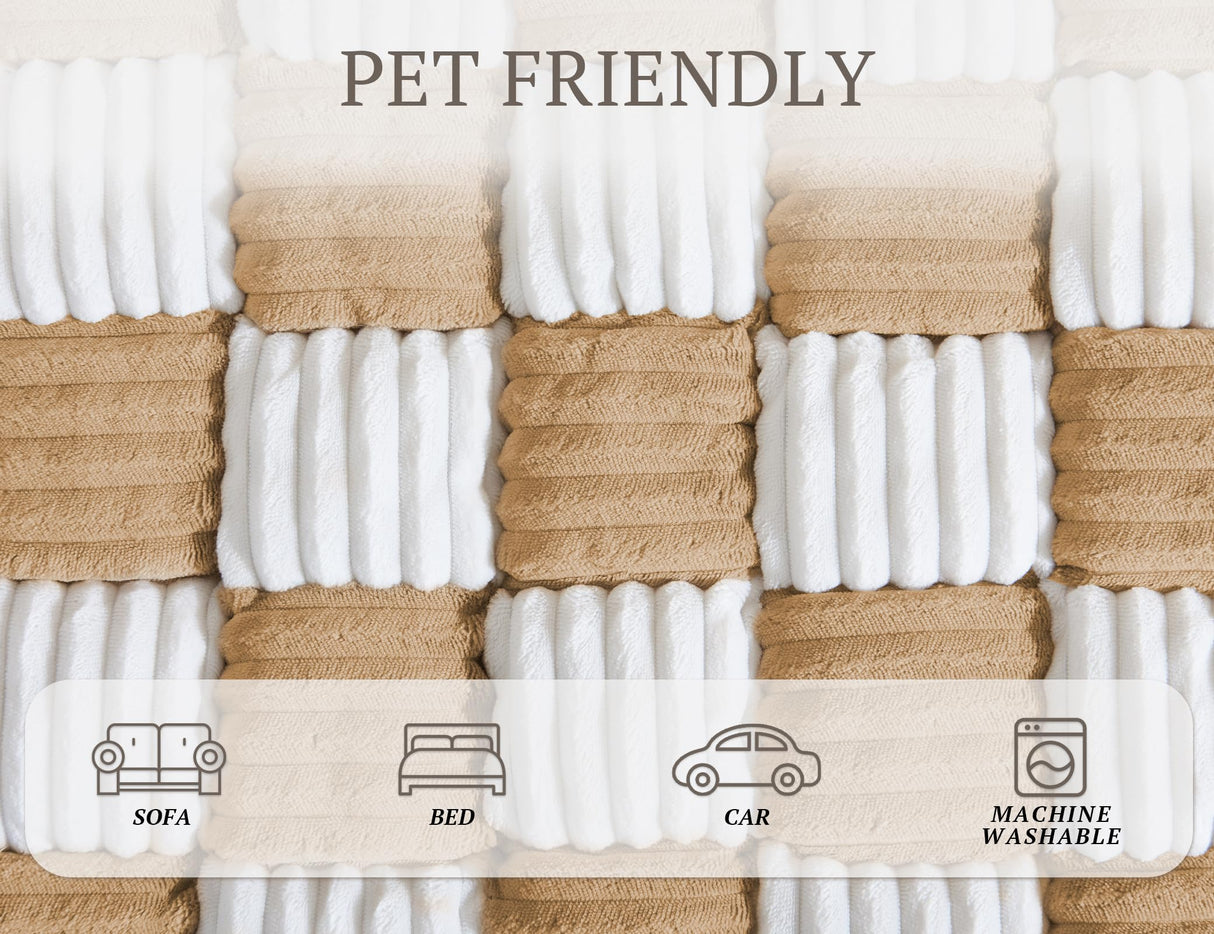 Couch Cushion Cover for dog Sofa Cover Washable Pet Love Seat Couch Covers for Sofa Slipcovers Couch Protector Blanket for Dog Sofa Cushion Covers for Pet Washable Pad Light Brown 70x70cm/27.6x27.6in