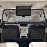 Feestars Dog Barrier for SUV Truck,56" Car Divider for Pet, SUV Dog Barrier for Cargo Area,Back Seat Car Gate with See Through Net Mesh