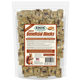 Exotic Nutrition Squirrel Beneficial Blocks - Healthy & Unique Supplemental Food with Nuts & Seeds, 20 oz