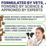 Pawsential NO Poo Chews for Dogs - Prevent Dog Poop Eating - Coprophagia Treatment - Stool Eating Deterrent - Digestive Health + Breath Aid/Probiotics & Enzymes - Made in USA - 120 Treats