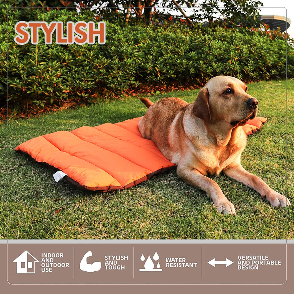 CHEERHUNTING Outdoor Dog Bed, Waterproof, Washable, Large Size, Durable, Water Resistant, Portable and Camping Travel Pet Mat