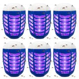 Jahy2Tech Bug Zapper Indoor,6 Pack Electronic Mosquito Zapper Indoor Mosquito Killer Lamp with UV Light Attractant,Plug in Fruit Fly Traps Indoor for Home, Living Room, Office Pest Control