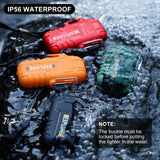 Electric Dual Arc Lighter USB Rechargeable Outdoor Windproof Flameless Plasma Lighters for Camping, Hiking, Waterproof Matches Survival Tactical Gear Fathers Day Dad Gifts Birthday Gifts for Men