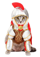 Fun Costumes Greek Medieval Dog Costume Armor Faux Leather Warrior Outfit for Pets Halloween Cosplay XL