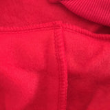 Love Me Fleece Dog Hoodie - Warm Cotton Grooming Sweater for Small, Medium & Large Dogs & Cats - Red, XL