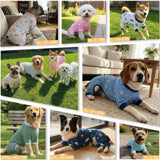 4 Pack Dog Pajamas Pet Costumes Dog Jammies Onesies Sweatshirt Adjustable Breathable Stretchy Clothes for Puppy Small Medium Large Dogs Girls Boys,XS