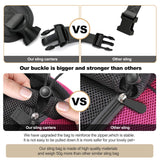 FDJASGY Pet Sling Carrier for Small Dogs Cats,Breathable Mesh Travelling Hand Free Puppy Backpack with Pouch and Adjustable Strap Carrier