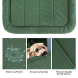 KHONSU PET Durable Dog Bed Tough and Tear Proof Dog Crate Bed with Heavy-Duty PVC-Backed Cover for Waterproof Outdoor Use Wipe Clean for Dogs up to 25 lbs